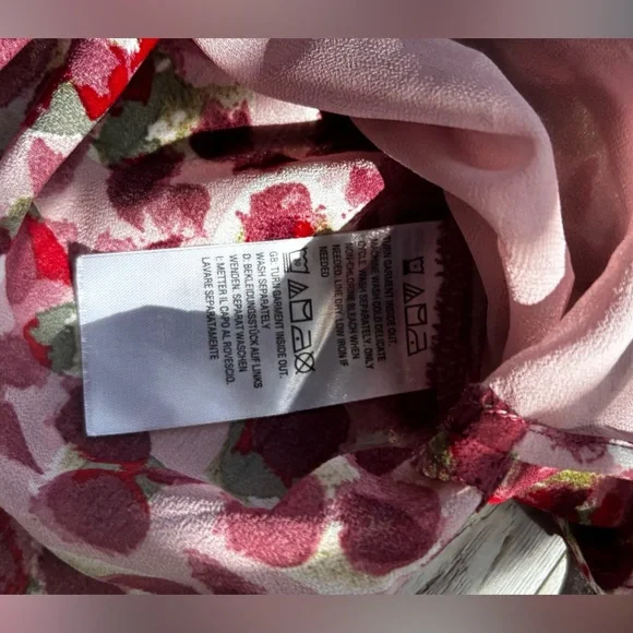 Belle by Kim Gravel Women's Pink Patterned Top - Picture 3 of 10